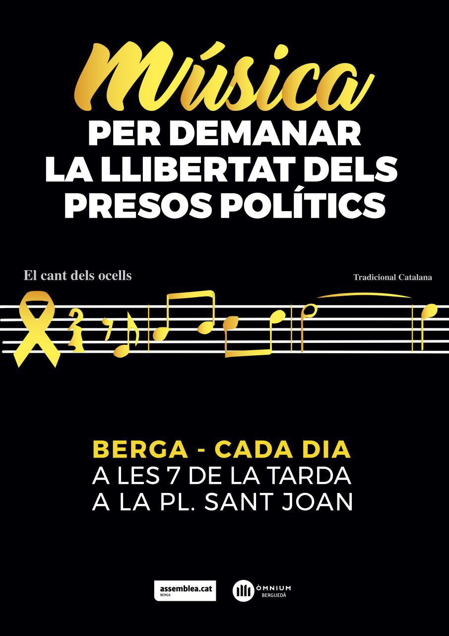 Música per demanar la llibertat dels presos polítics