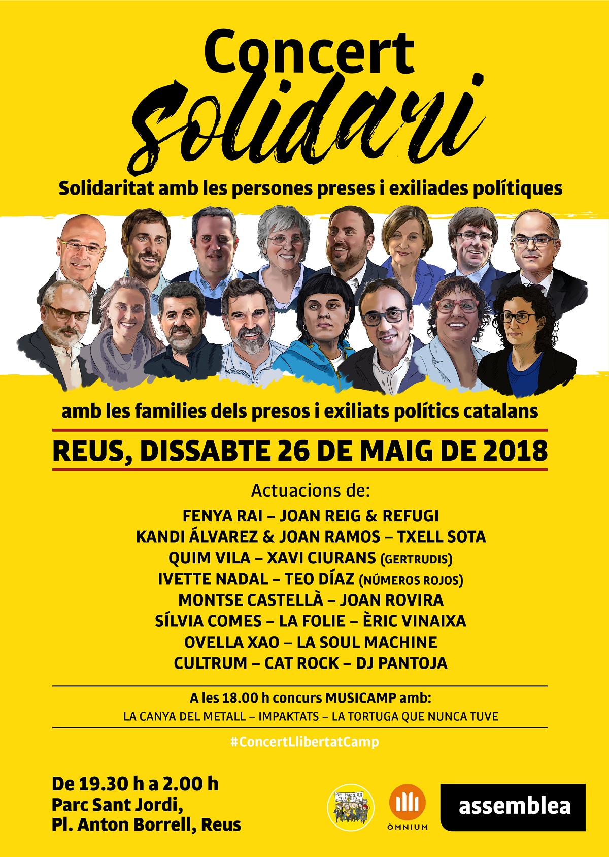 Reus - Concert solidari