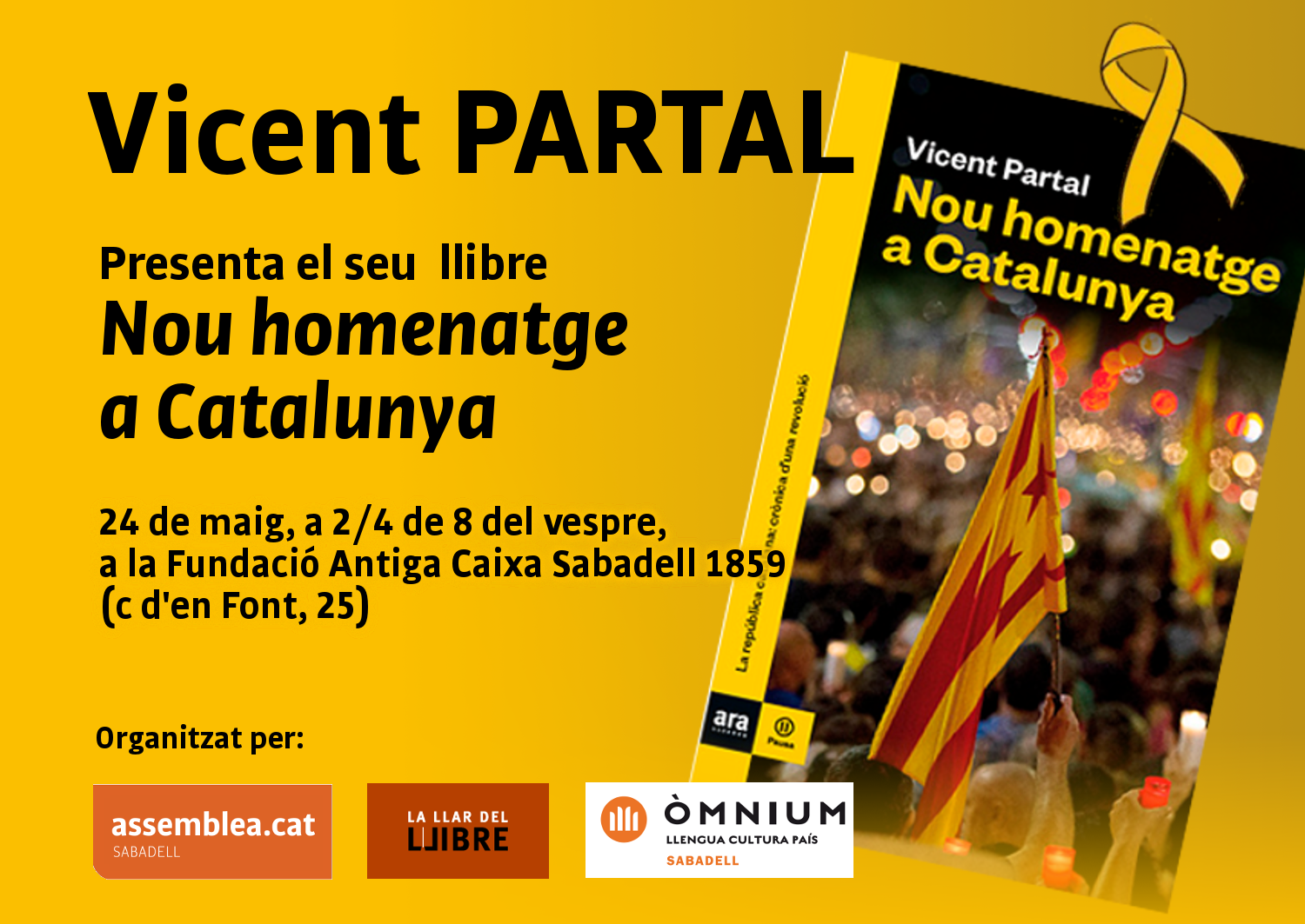 Presentació del llibre "Nou homenatge a Catalunya"