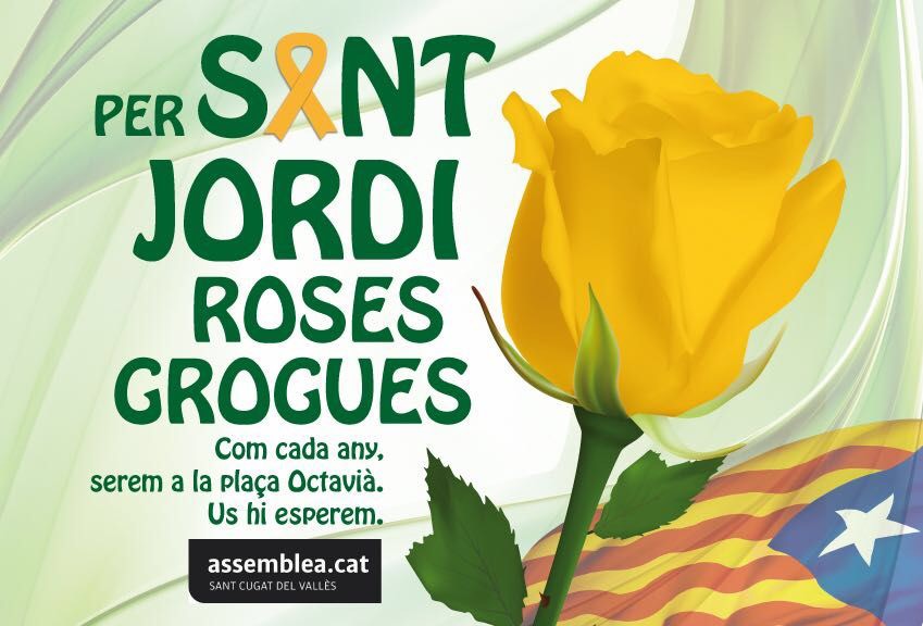 Parada de la Diada de Sant Jordi a Sant Cugat