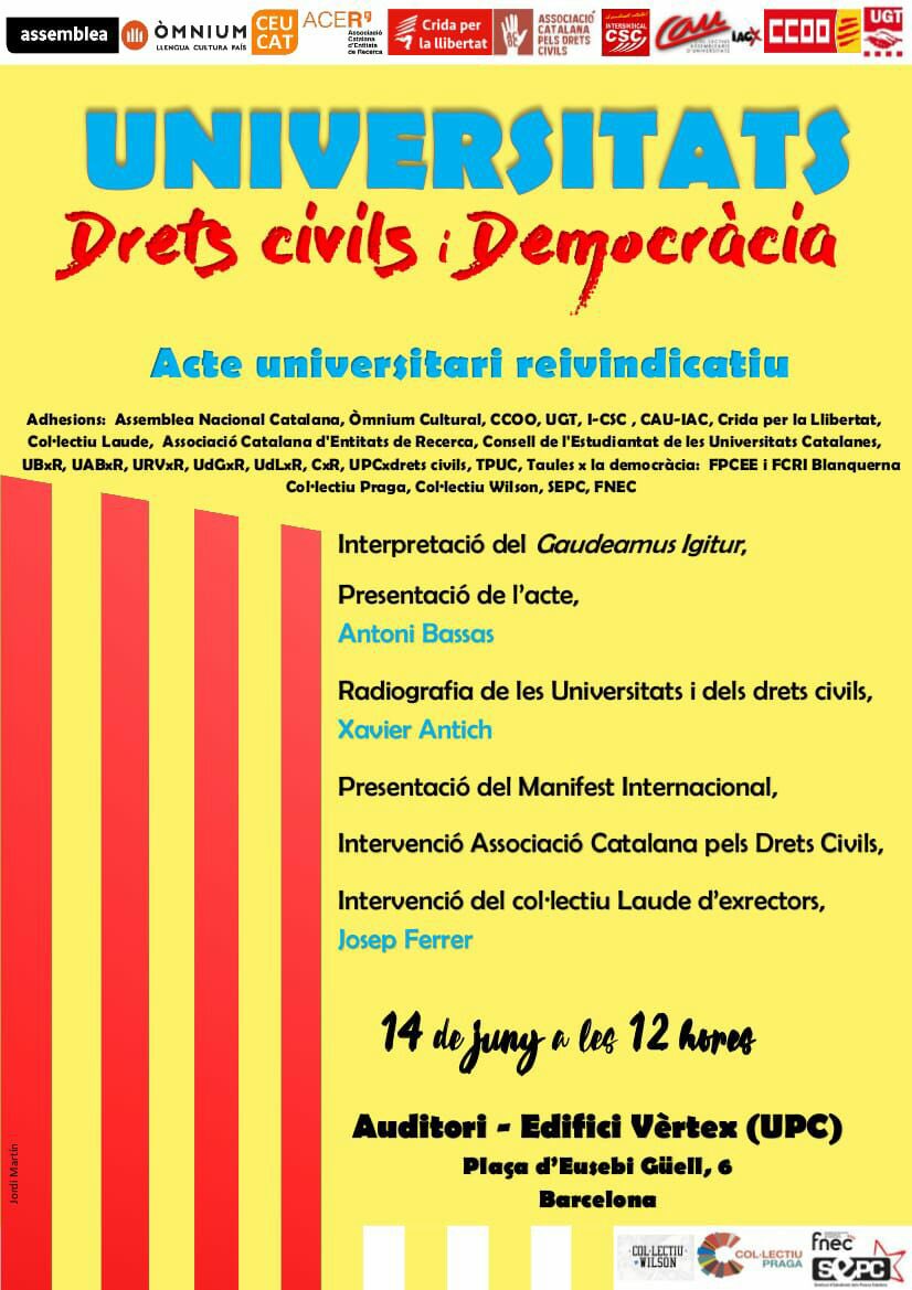 Barcelona - Universitats - drets civils i democràcia