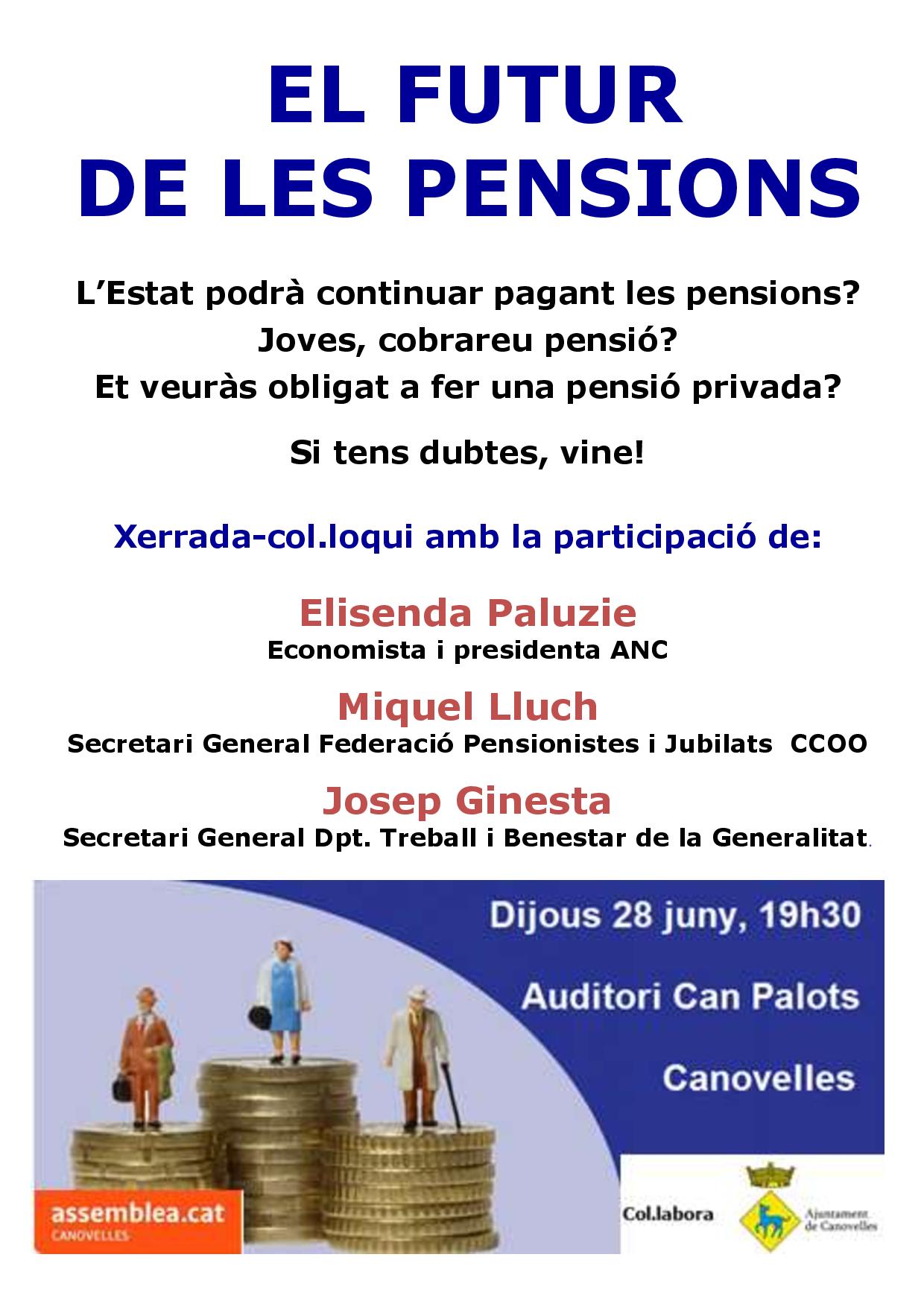 Canovelles - El futur de les pensions