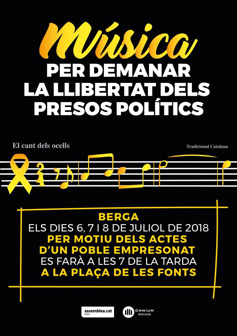 Música per demanar la llibertat dels presos polítics