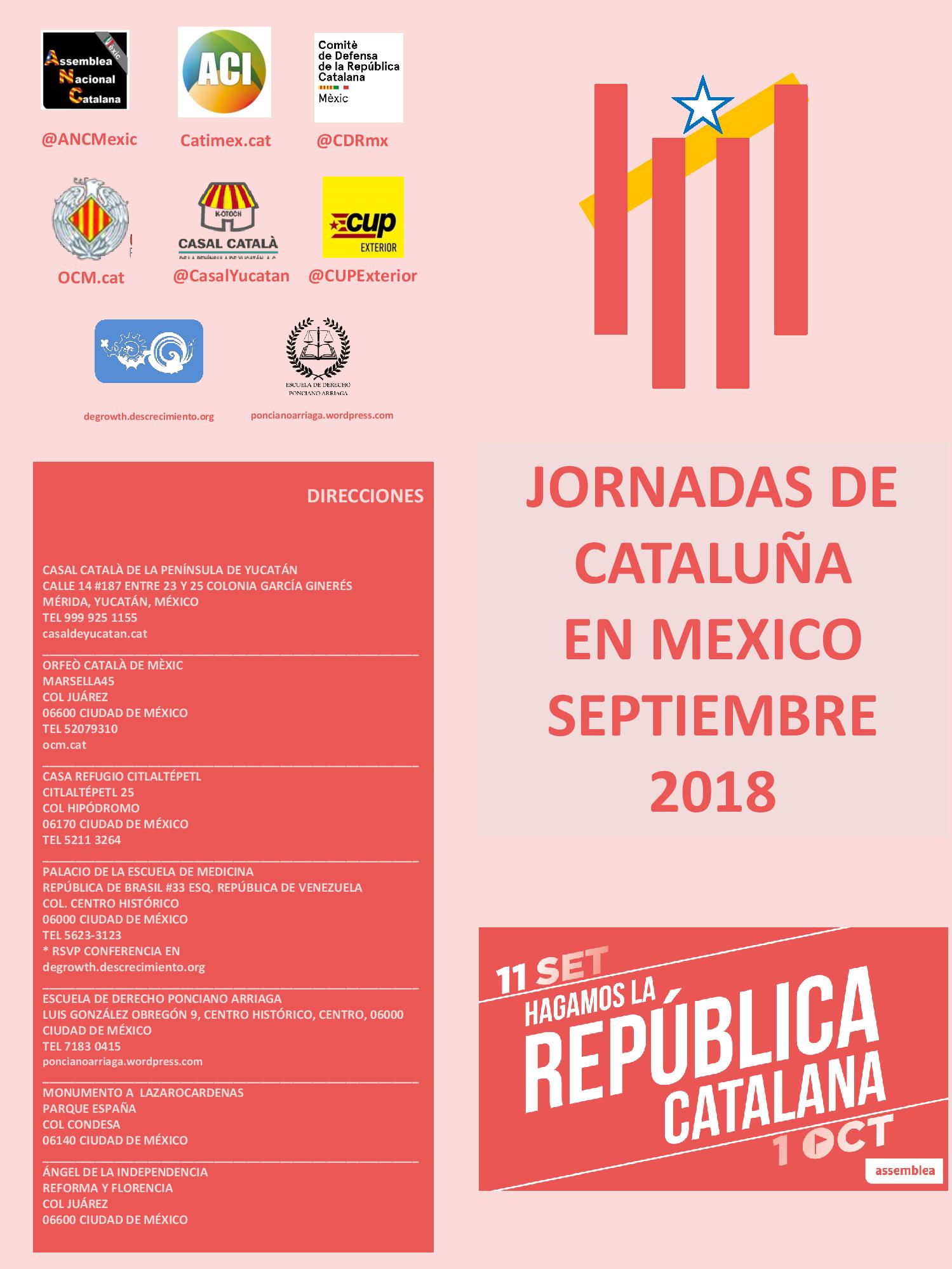 Coloquio: La exigencia de justicia en México y Cataluña. Un diálogo entre movimientos sociales
