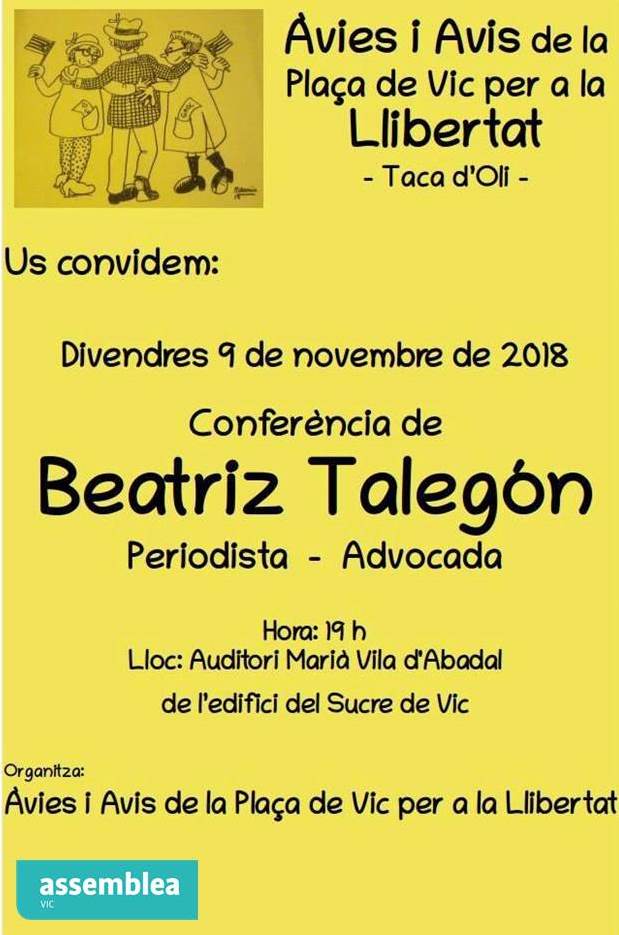 Conferència de Beatriz Talegón