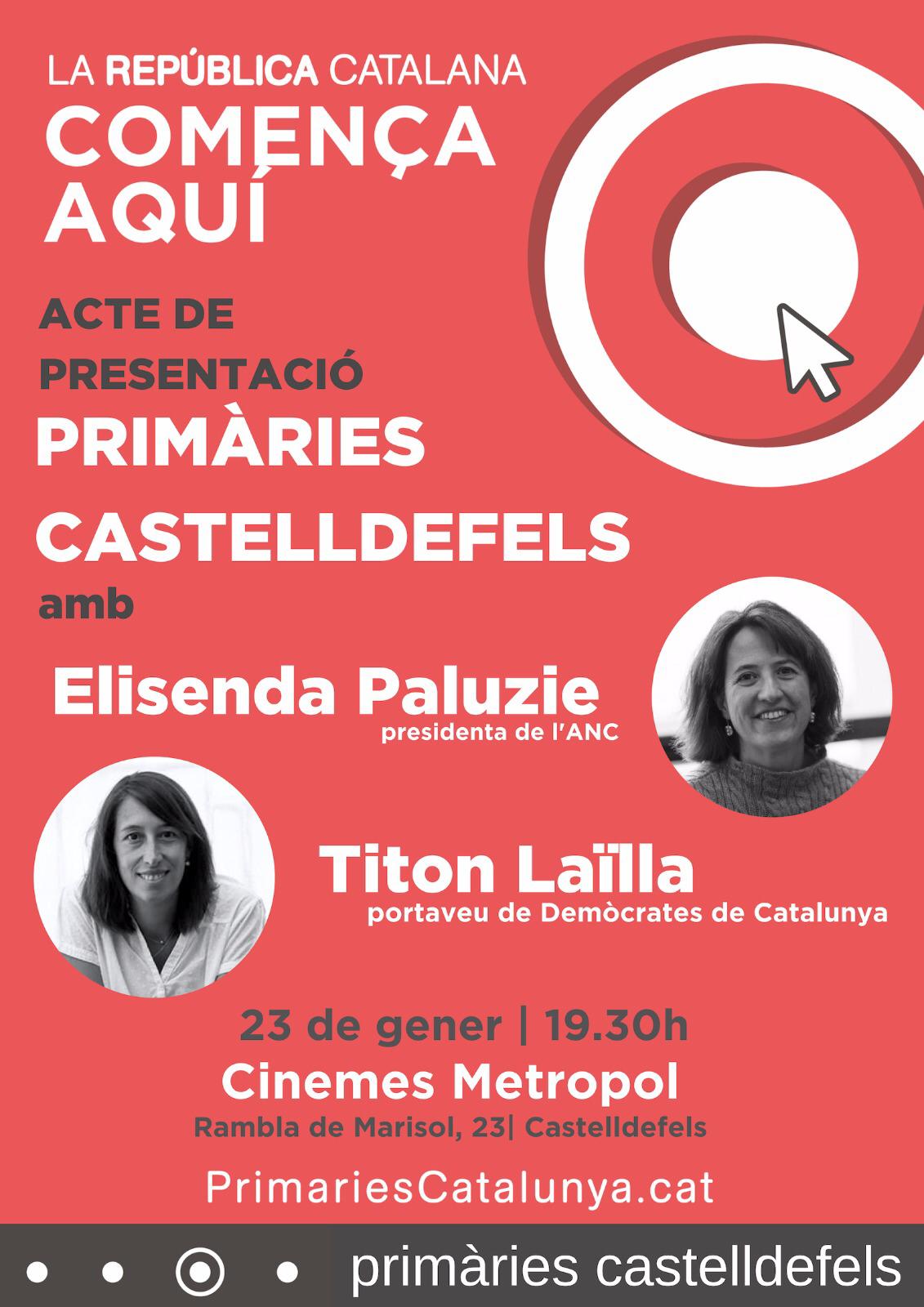 Acte de presentació Primàries Castelldefels