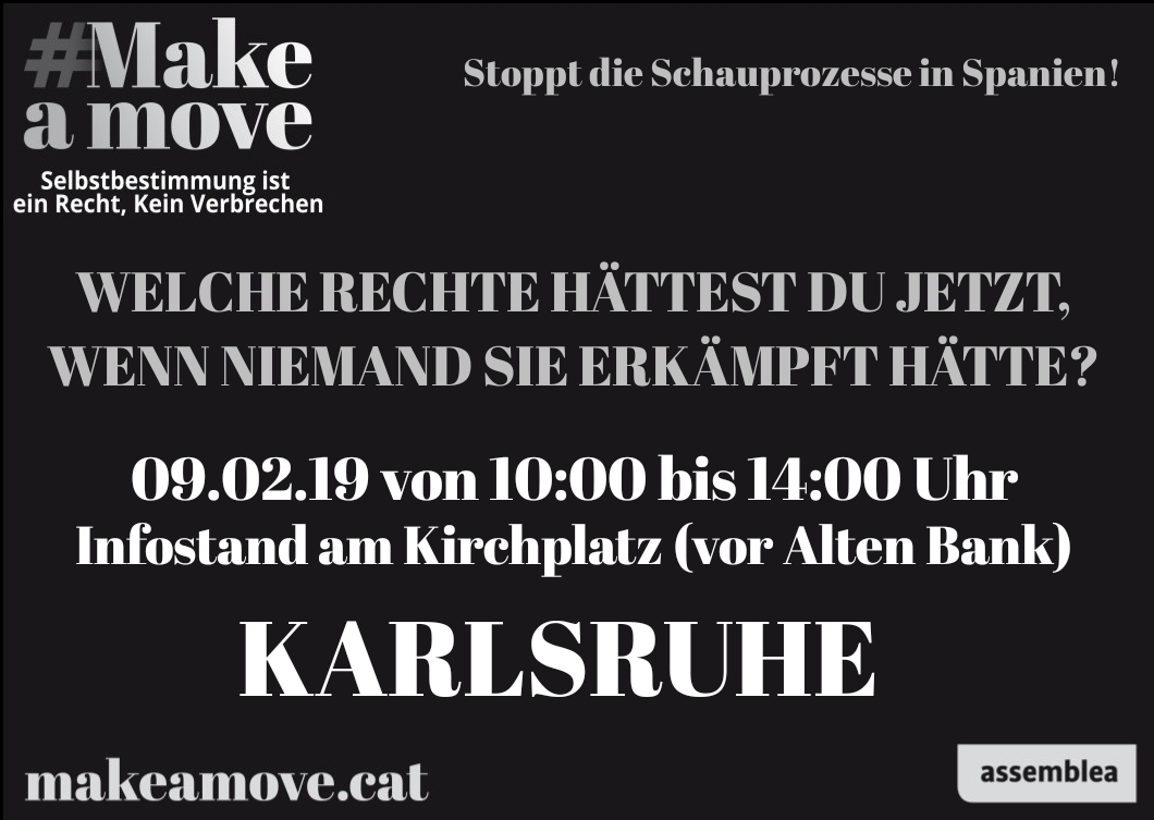 Manifestació a Karlsruhe #Makeamove