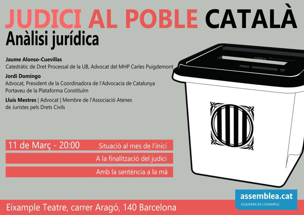 Judici al poble català - Jornada I