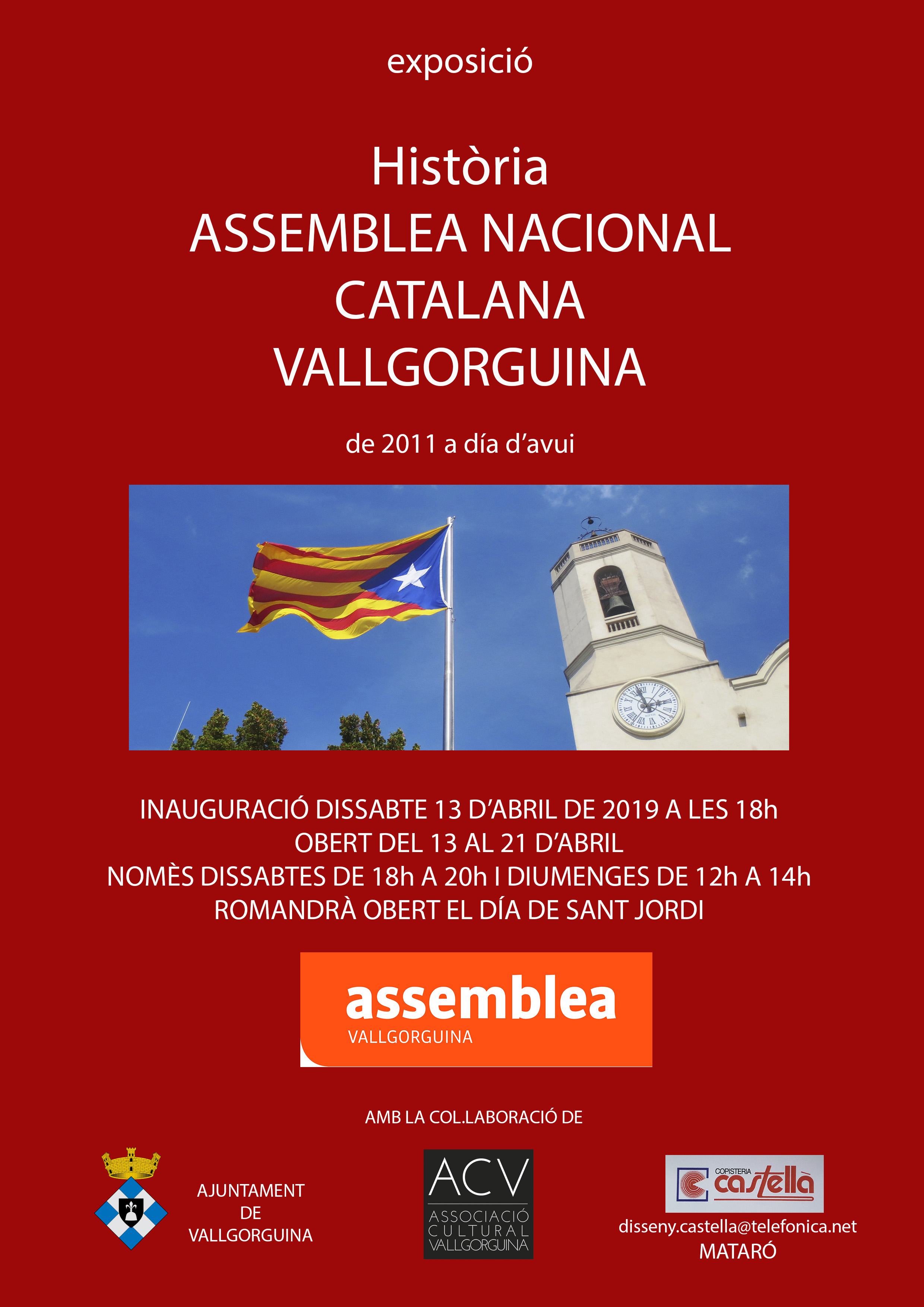 Història de l'Assemblea Nacional Catalana de Vallgorguina