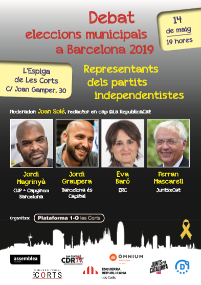 Debat eleccions municipals a Barcelona 2019