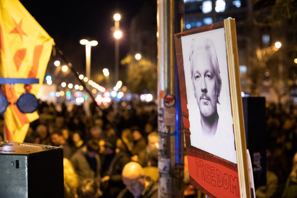 Protesta Global Assange