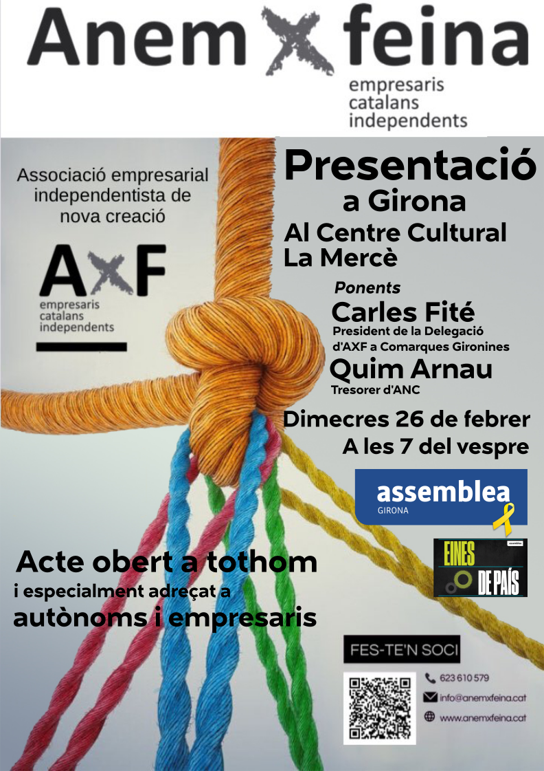 Presentació a Girona d'Anem x Feina