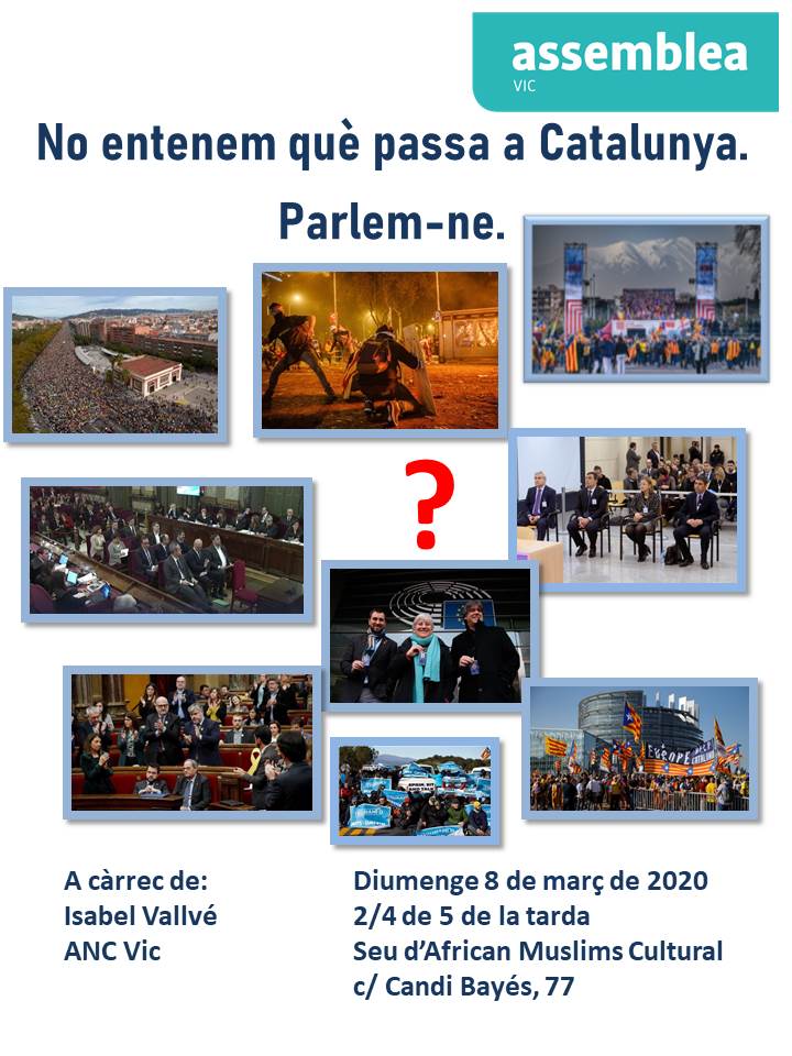 No entenem què passa a Catalunya. Parlem-ne.