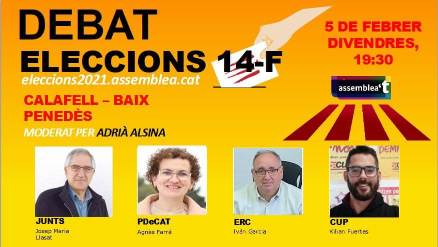 Debat eleccions 14-F - Baix Penedès