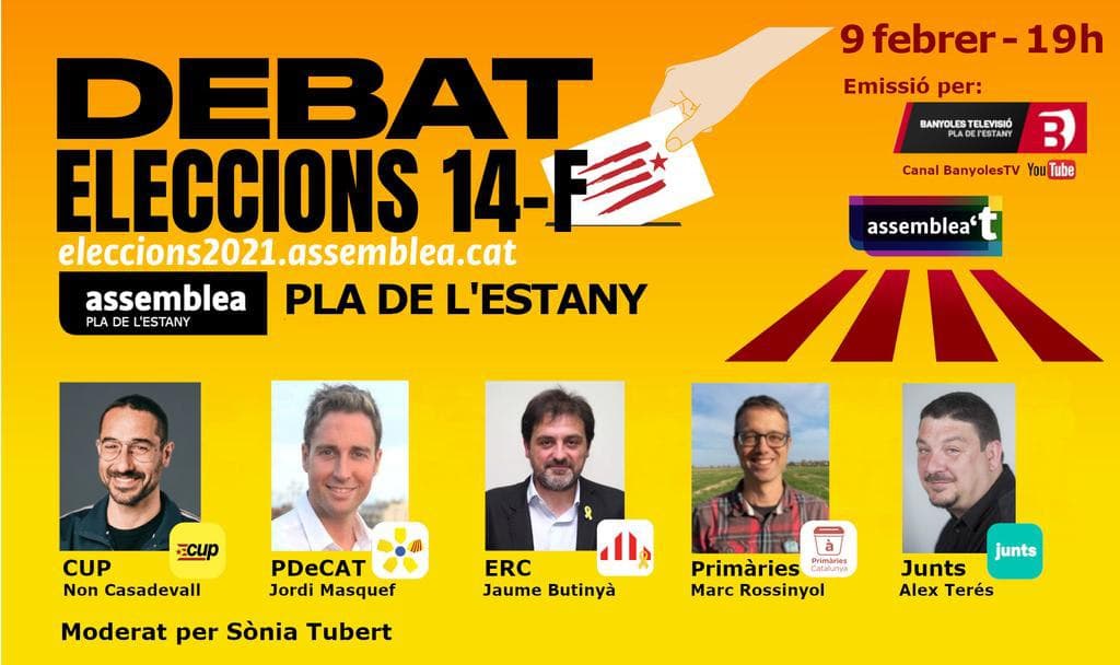 Debat electoral 14-F - Pla de l'Estany