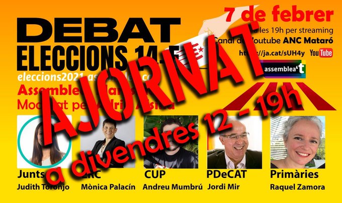Debat eleccions 14-F - Mataró