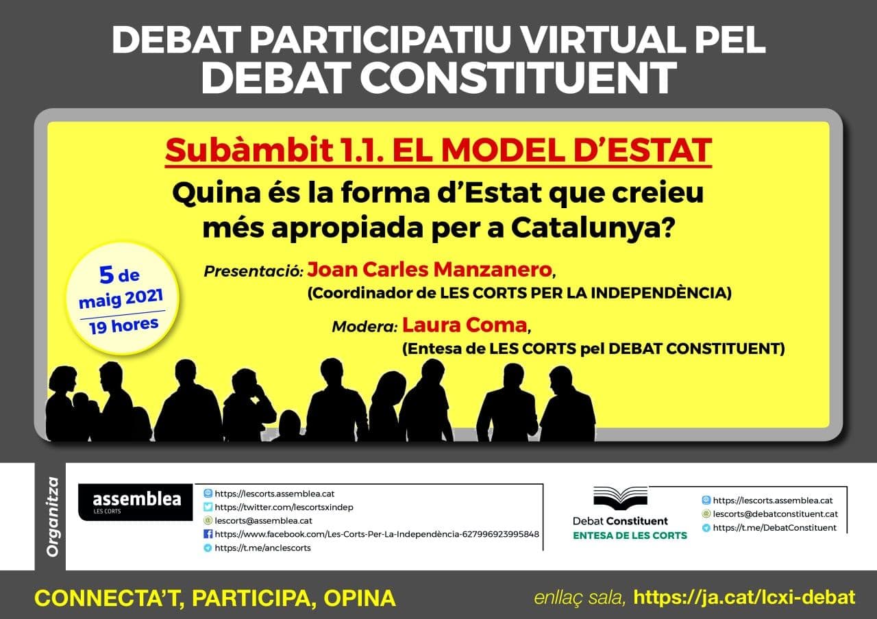 Debat participatiu virtual pel Debat constituent