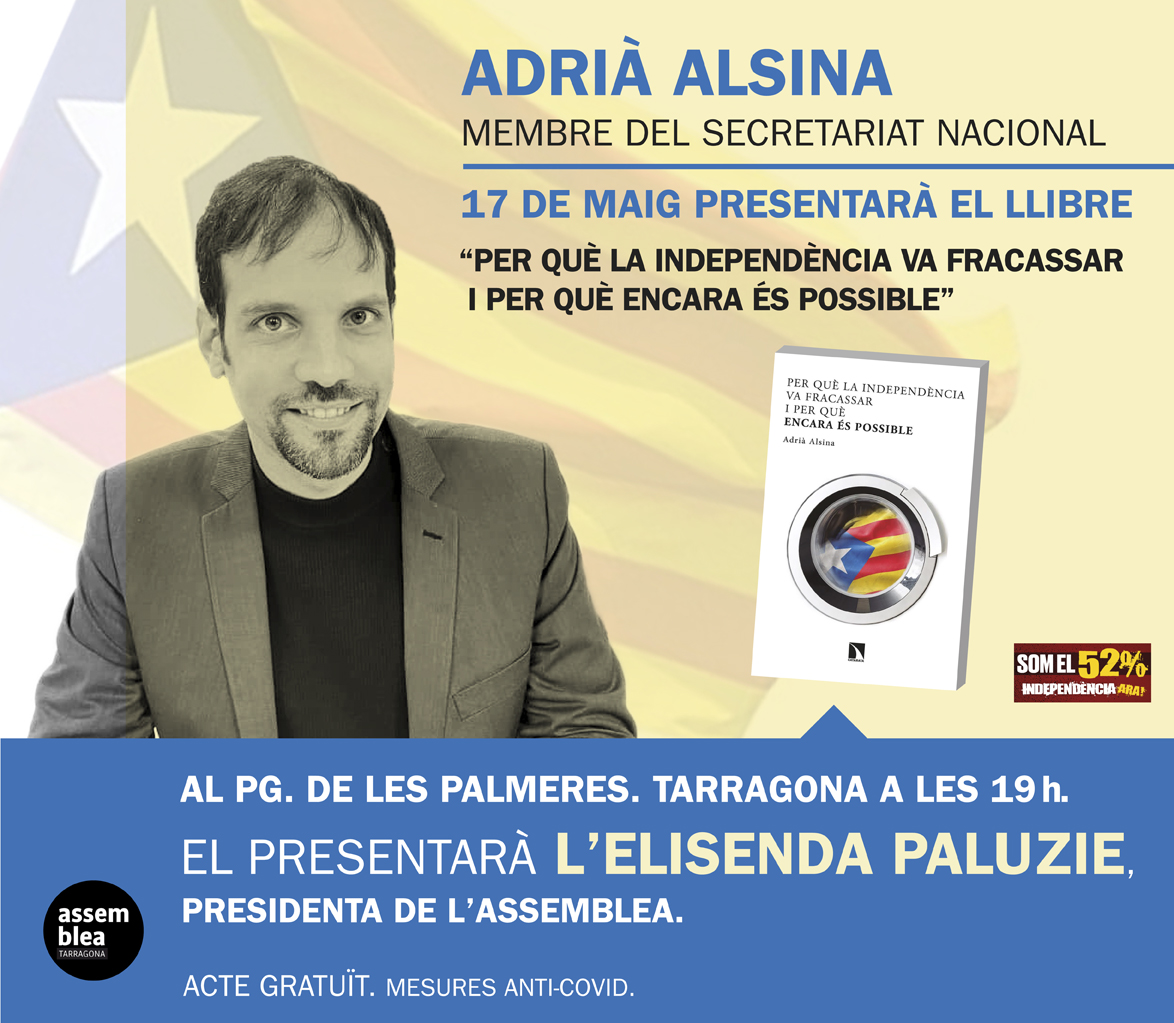 Presentació llibre Adrià Alsina (amb Elisenda Paluzie)
