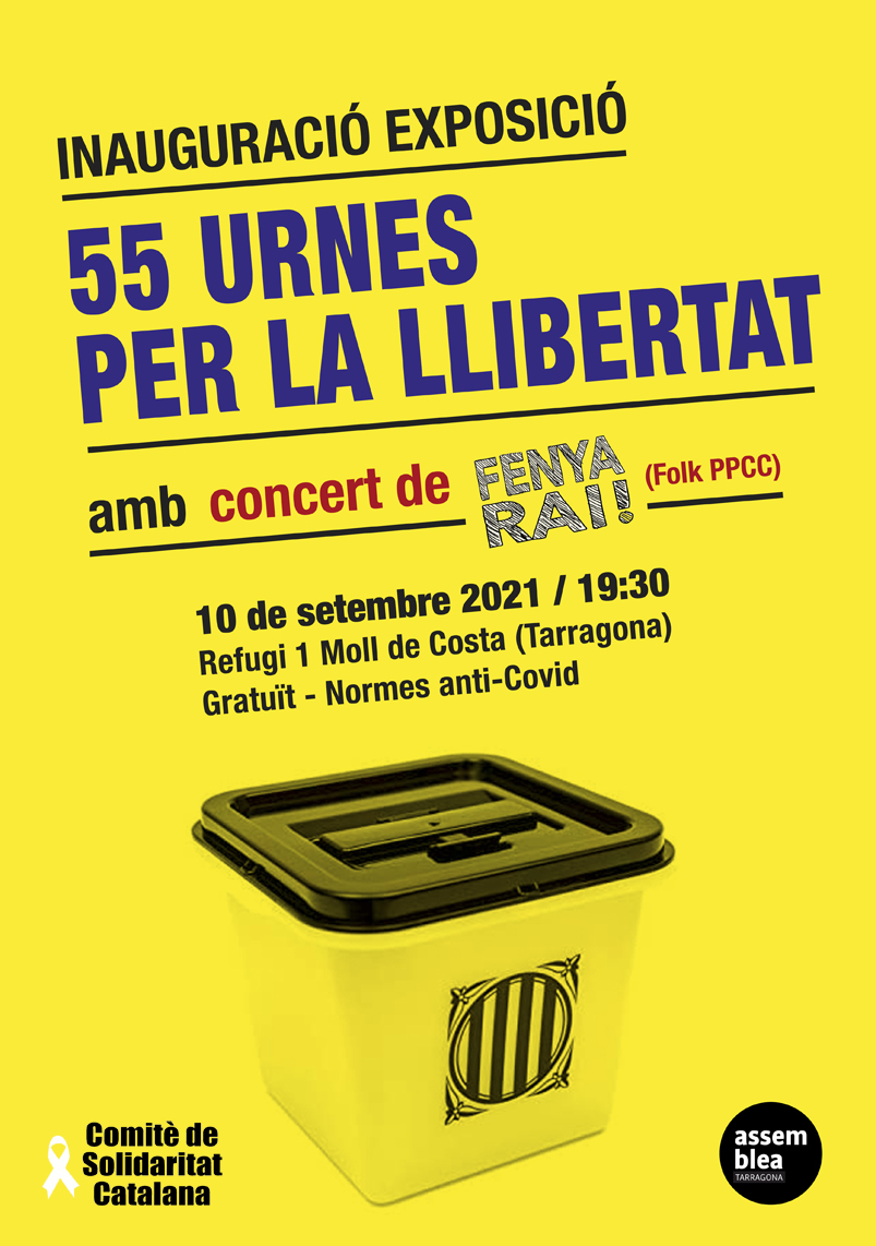 Inauguració Exposició "55 Urnes per la Llibertat"