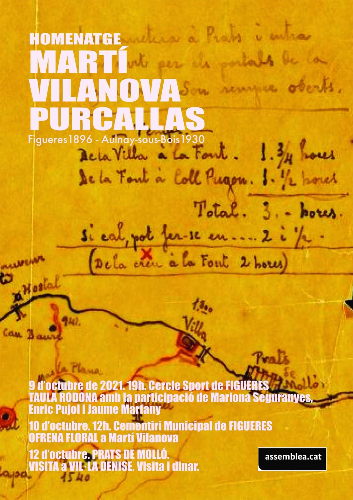 Homenatge a Martí Vilanova Purcallas