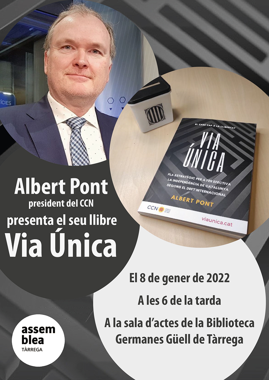 Presentació del llibre "Via Única" d'Albert Pont