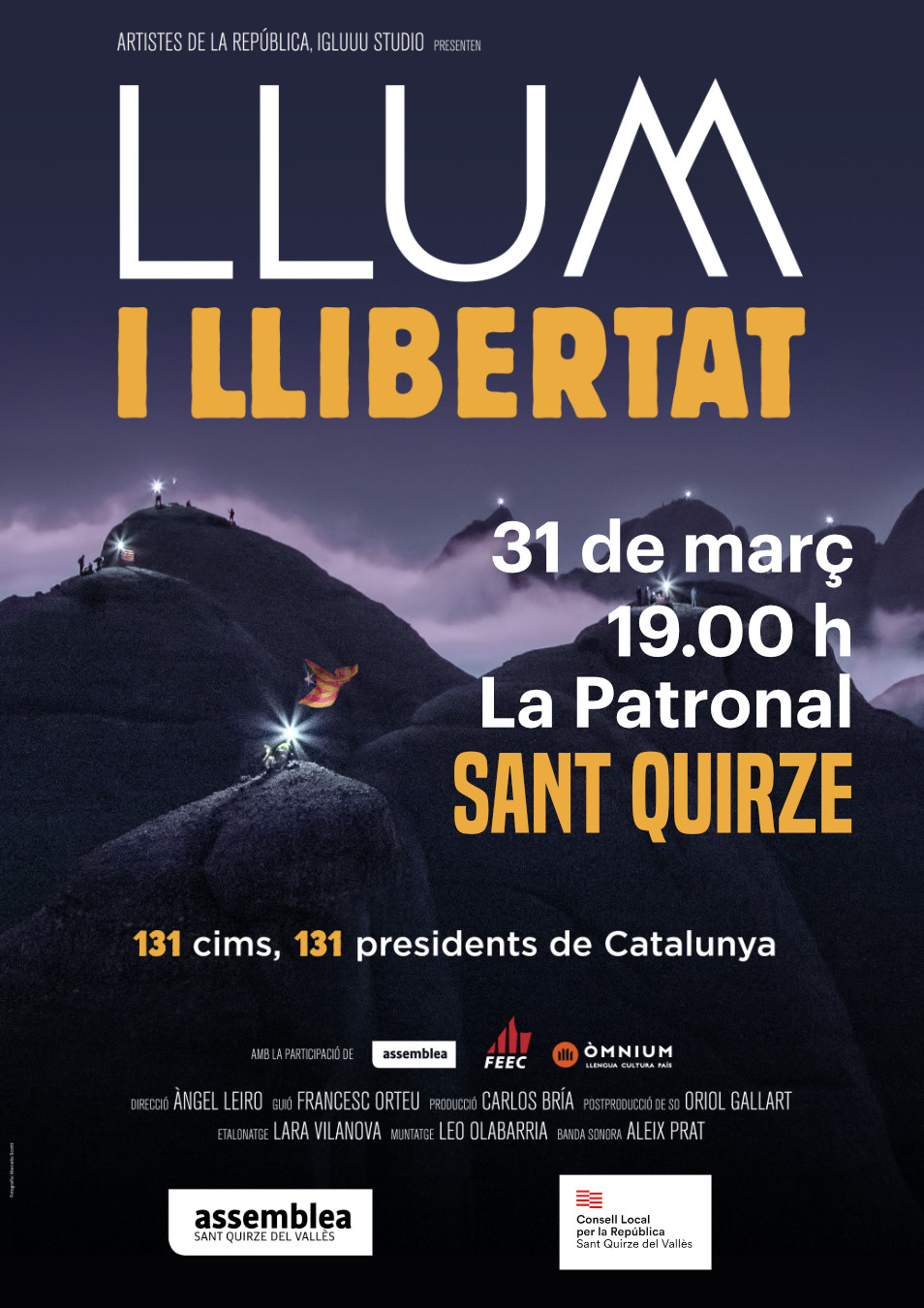Projecció del documental “Llum i llibertat” i presentarem la “Via Pirinenca”