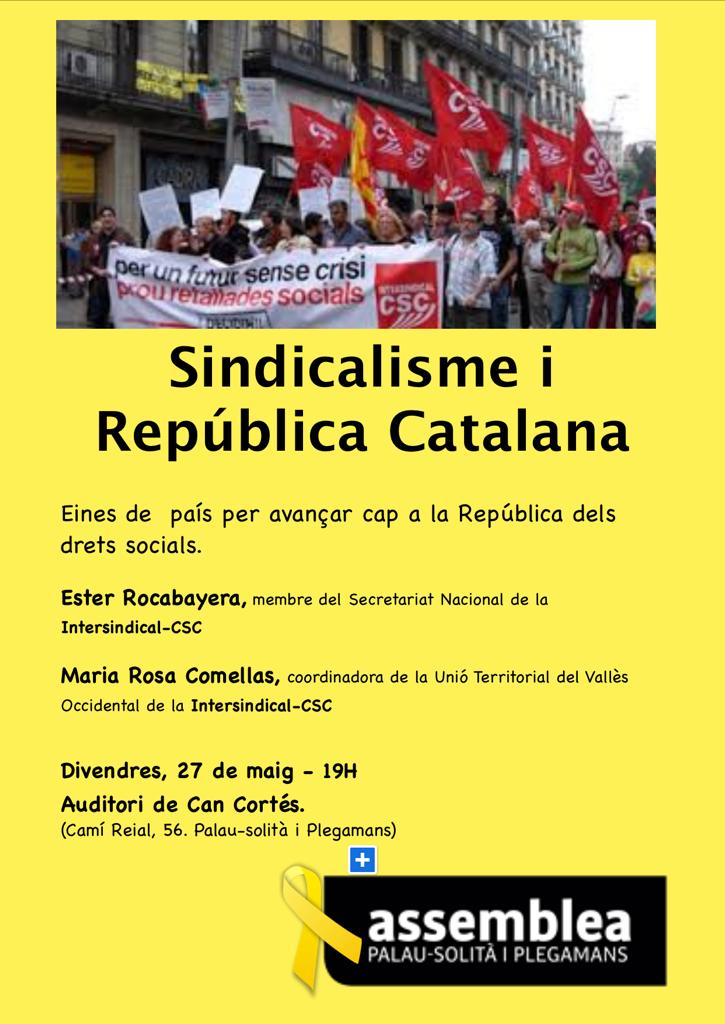 Sindicalisme i Reública Catalana