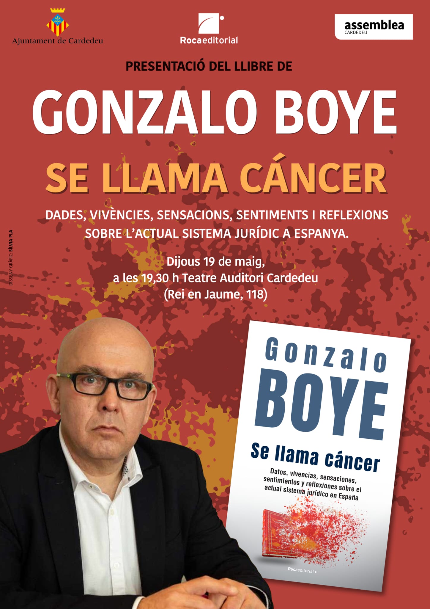 Presentació del llibre de Gozalo Boye "Se llama cancer"