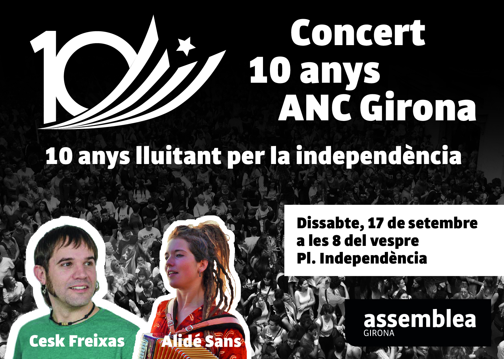Concert 10 anys ANC Girona