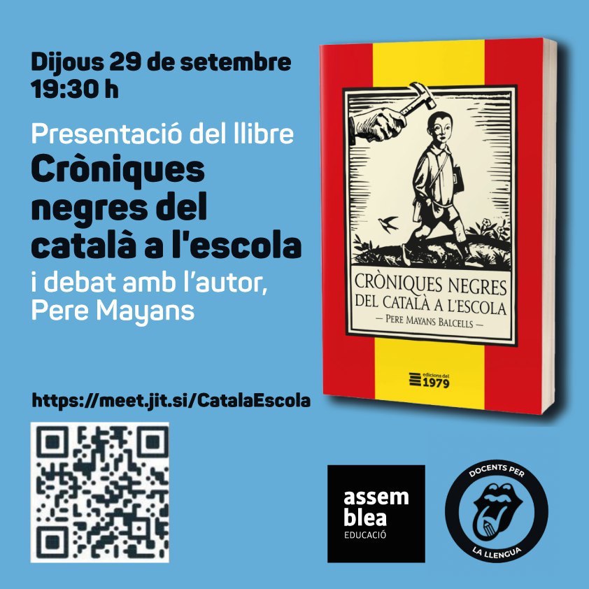 Presentació del llibre: Cròniques negres del català a l'escola