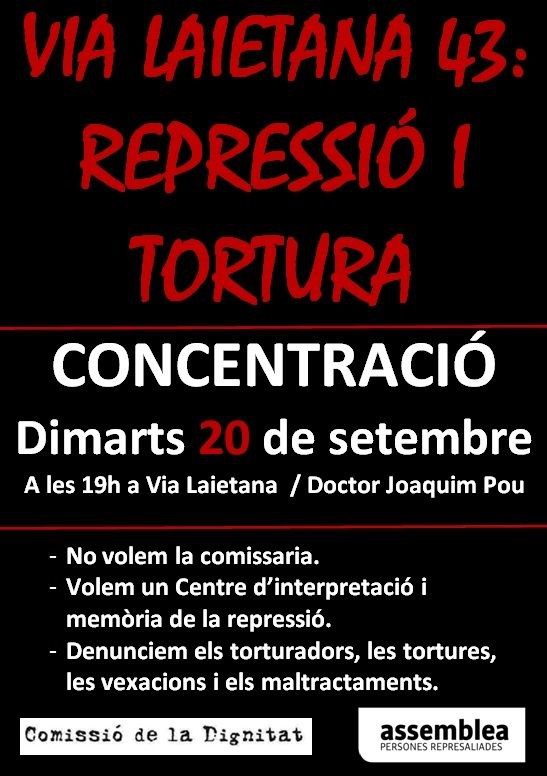 Via Laietana 43: repressió i tortura