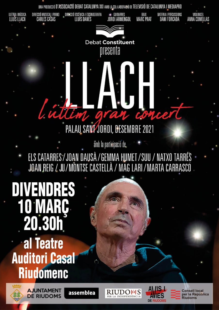 Projecció de Llach: l'últim gran concert