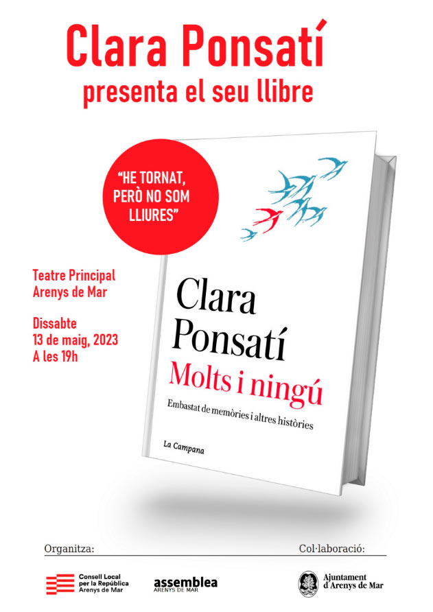 Clara Ponsatí presenta el seu llibre