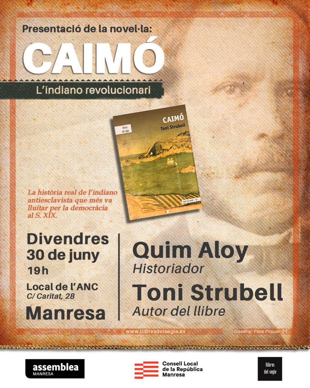 Presentació de la novel·la "Caimó: L'indiano revolucionari"