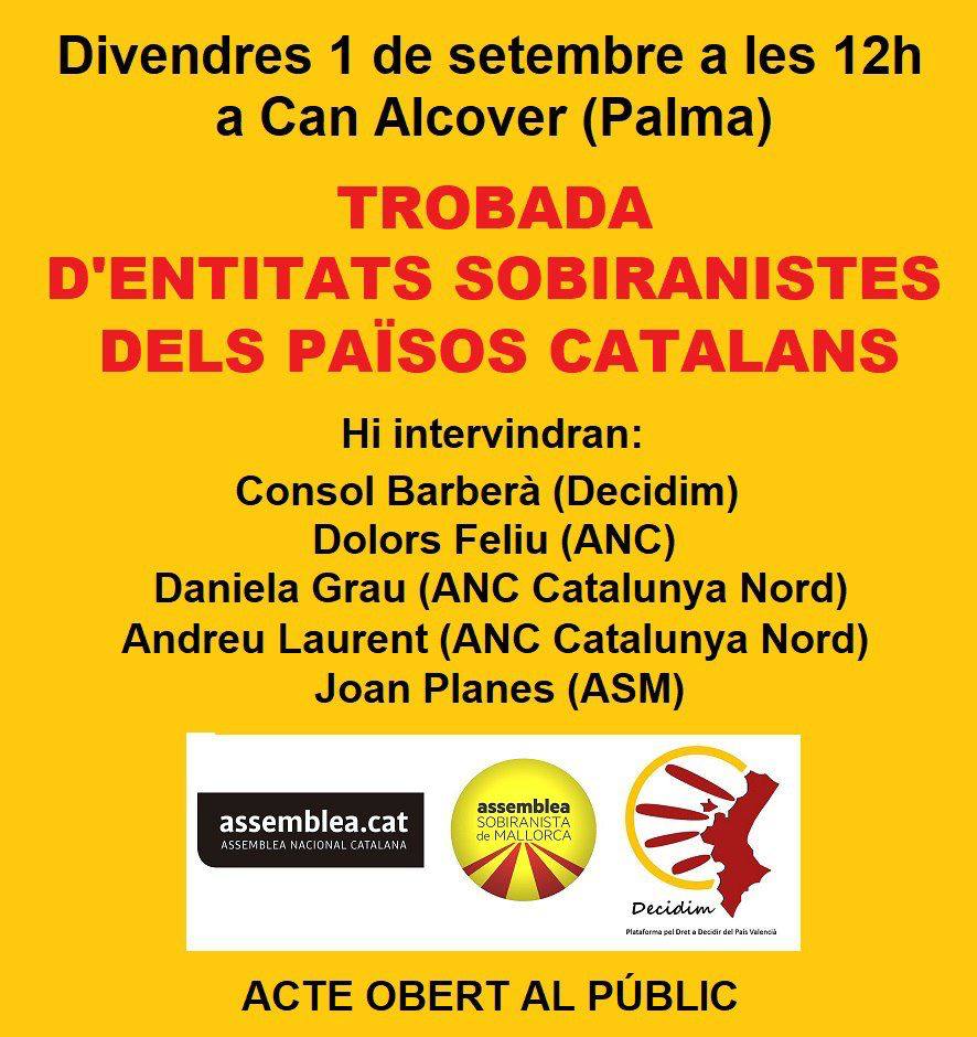Trobada d'entitats sobiranistes dels Països Catalans