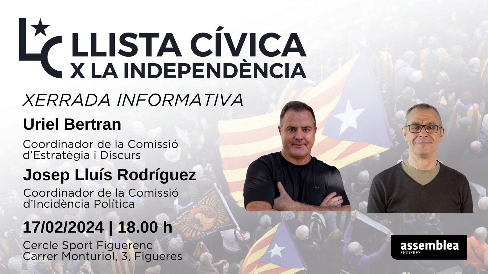 Figueres | Xerrada informativa sobre la Llista Cívica per la Independència