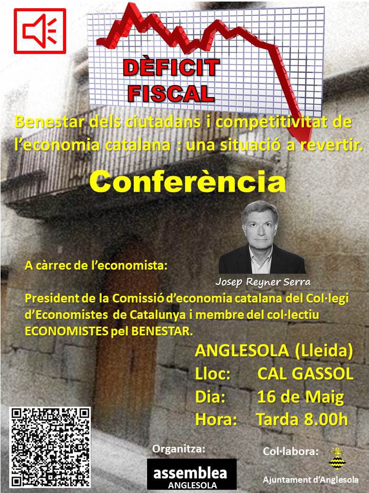 Conferència | Benestar dels ciutadans i competitivitat de l'economia catalana. Una situació a revertir