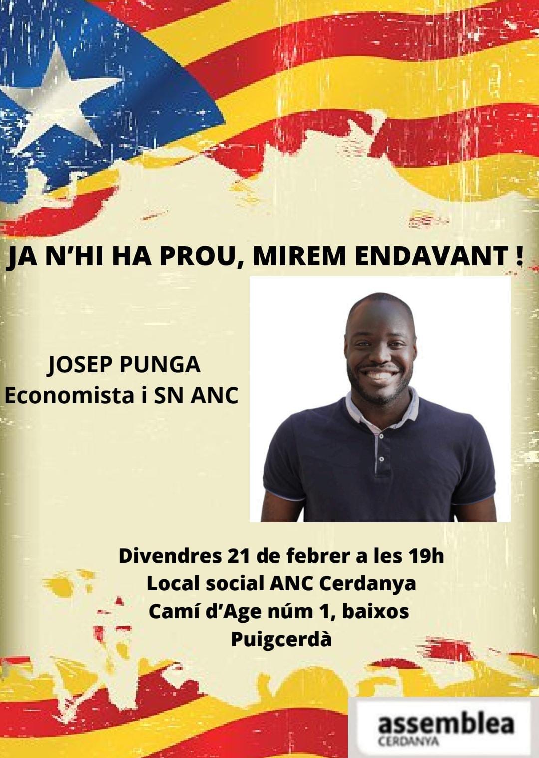 "Ja n'hi ha prou! Mirem endavant!", amb Josep Punga